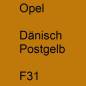 Preview: Opel, Dänisch Postgelb, F31.